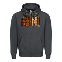 Smoke thankful mini Zipper Hoodie - texasbilliewilder
