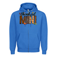 True Royal thankful mini Zipper Hoodie - texasbilliewilder