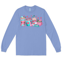 Colony Blue lash hustler coffee cups Long Sleeve Tee - texasbilliewilder