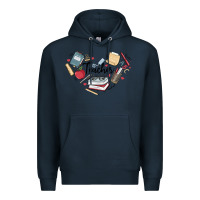 Navy teacher Premium Hoodie - MaliasSmallBusiness