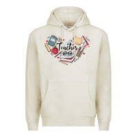 Oatmeal Heather teacher Premium Hoodie - MaliasSmallBusiness