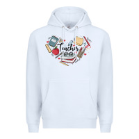 White teacher Premium Hoodie - MaliasSmallBusiness