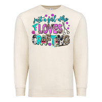 Sandshell just a girl who loves crafting Premium Sweatshirt - AdoDesignShop