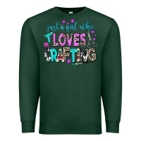 Sports Green just a girl who loves crafting Premium Sweatshirt - AdoDesignShop