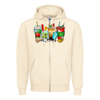 Sandshell teacher coffee cups Zipper Hoodie - Zillion Design Studio