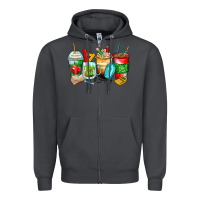 Smoke teacher coffee cups Zipper Hoodie - Zillion Design Studio