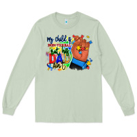 Matcha my child is non verbal but his dad aint afro hand Long Sleeve Tee - RanaPortraitStore