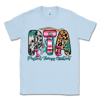 Dusty Blue pta physical therapy assistant Classic Tee - Zillion Design Studio