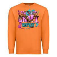 Carrot eat sleep craft repeat Premium Sweatshirt - AdoDesignShop