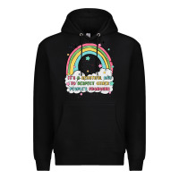 Black beautiful day to respect pronouns Premium Hoodie - MaliasSmallBusiness