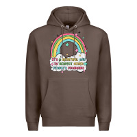 Coffee beautiful day to respect pronouns Premium Hoodie - MaliasSmallBusiness