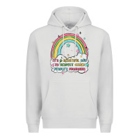 Dove Grey beautiful day to respect pronouns Premium Hoodie - MaliasSmallBusiness