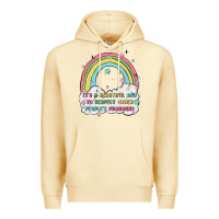 Pina Colada beautiful day to respect pronouns Premium Hoodie - MaliasSmallBusiness