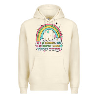 Sandshell beautiful day to respect pronouns Premium Hoodie - MaliasSmallBusiness