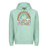 Seafoam beautiful day to respect pronouns Premium Hoodie - MaliasSmallBusiness