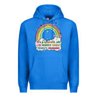 True Royal beautiful day to respect pronouns Premium Hoodie - MaliasSmallBusiness