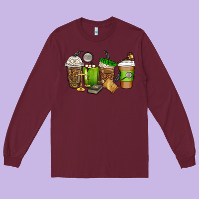 Long Sleeve Tee lawyer coffee cups