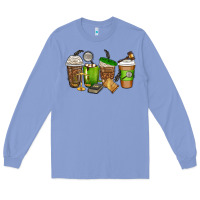 Colony Blue lawyer coffee cups Long Sleeve Tee - texasbilliewilder