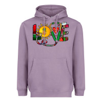 Lavender summer nurse Heavyweight Hoodie - CowhideDigitalArt