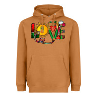 Meerkat summer nurse Heavyweight Hoodie - CowhideDigitalArt