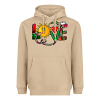 Mushroom summer nurse Heavyweight Hoodie - CowhideDigitalArt