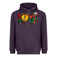 Plum summer nurse Heavyweight Hoodie - CowhideDigitalArt