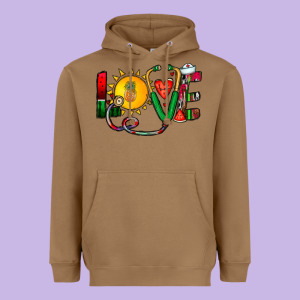 Summer Nurse Heavyweight Hoodie Designed By Cowhidedigitalart