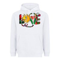 White summer nurse Heavyweight Hoodie - CowhideDigitalArt