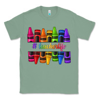 Sage teacher life crayons Classic Tee - texasbilliewilder