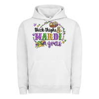 Pigment Lunar Rock thick thighs mardi gras Urban Hoodie - MaliasSmallBusiness
