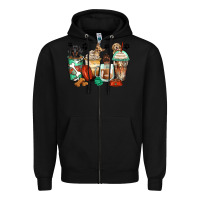 Black dog coffee cups Zipper Hoodie - Zillion Design Studio