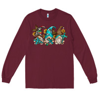 Burgundy western cross gnomes Long Sleeve Tee - Zillion Design Studio