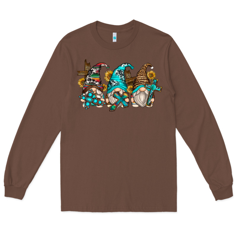 Western Cross Gnomes Long Sleeve Tee by Zillion Design Studio | Teevron