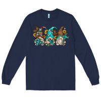 Navy western cross gnomes Long Sleeve Tee - Zillion Design Studio