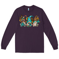 Plum western cross gnomes Long Sleeve Tee - Zillion Design Studio