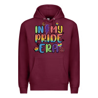 Burgundy in my pride era Premium Hoodie - MaliasSmallBusiness