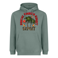 Sage sunrise sunburn sunnset repeat Heavyweight Hoodie - CowhideDigitalArt
