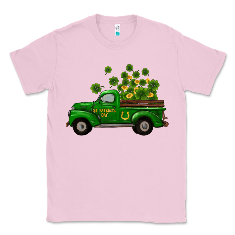 St Patricks Truck Shamrock Horseshoe Gold Classic Tee by RanaPortraitStore | Teevron