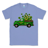 Colony Blue st patricks truck shamrock horseshoe gold Classic Tee - RanaPortraitStore