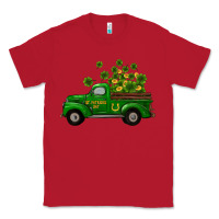 Red st patricks truck shamrock horseshoe gold Classic Tee - RanaPortraitStore