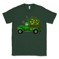 Sports Green st patricks truck shamrock horseshoe gold Classic Tee - RanaPortraitStore
