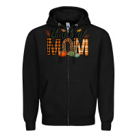 Black thankful mom Zipper Hoodie - texasbilliewilder