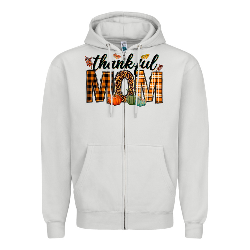 Thankful Mom Zipper Hoodie by texasbilliewilder | Teevron