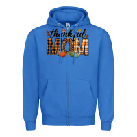 True Royal thankful mom Zipper Hoodie - texasbilliewilder