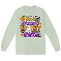 Matcha thick thighs spooky vibes Long Sleeve Tee - AdoDesignShop