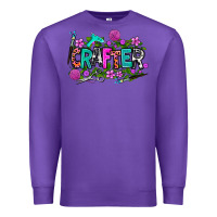 Purple crafter Premium Sweatshirt - AdoDesignShop