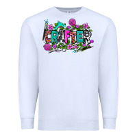 White crafter Premium Sweatshirt - AdoDesignShop