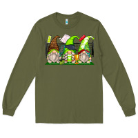 Army Green tennis gnomes Long Sleeve Tee - Zillion Design Studio