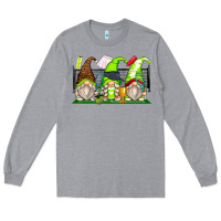 Heather Grey tennis gnomes Long Sleeve Tee - Zillion Design Studio