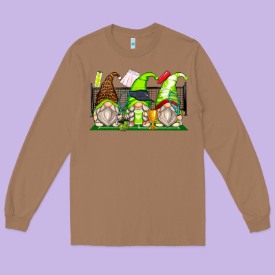 Tennis Gnomes Long Sleeve Tee Designed By Zillion Design Studio